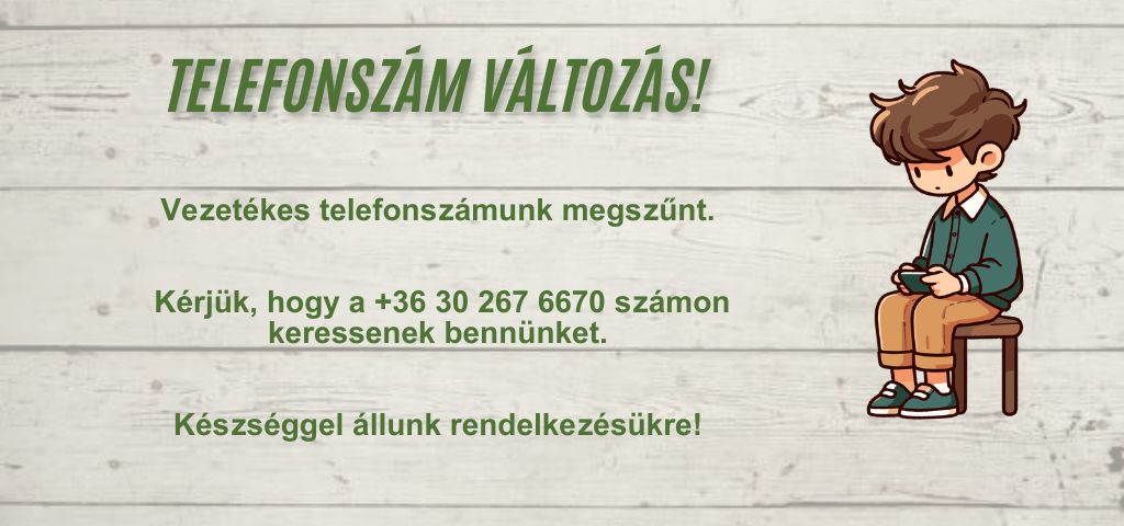 Telefonszám változás